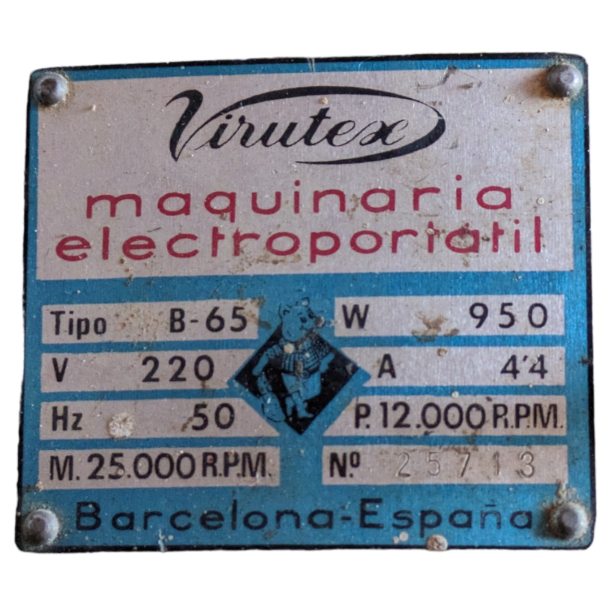 Garlopa eléctrica Virutex B-65
