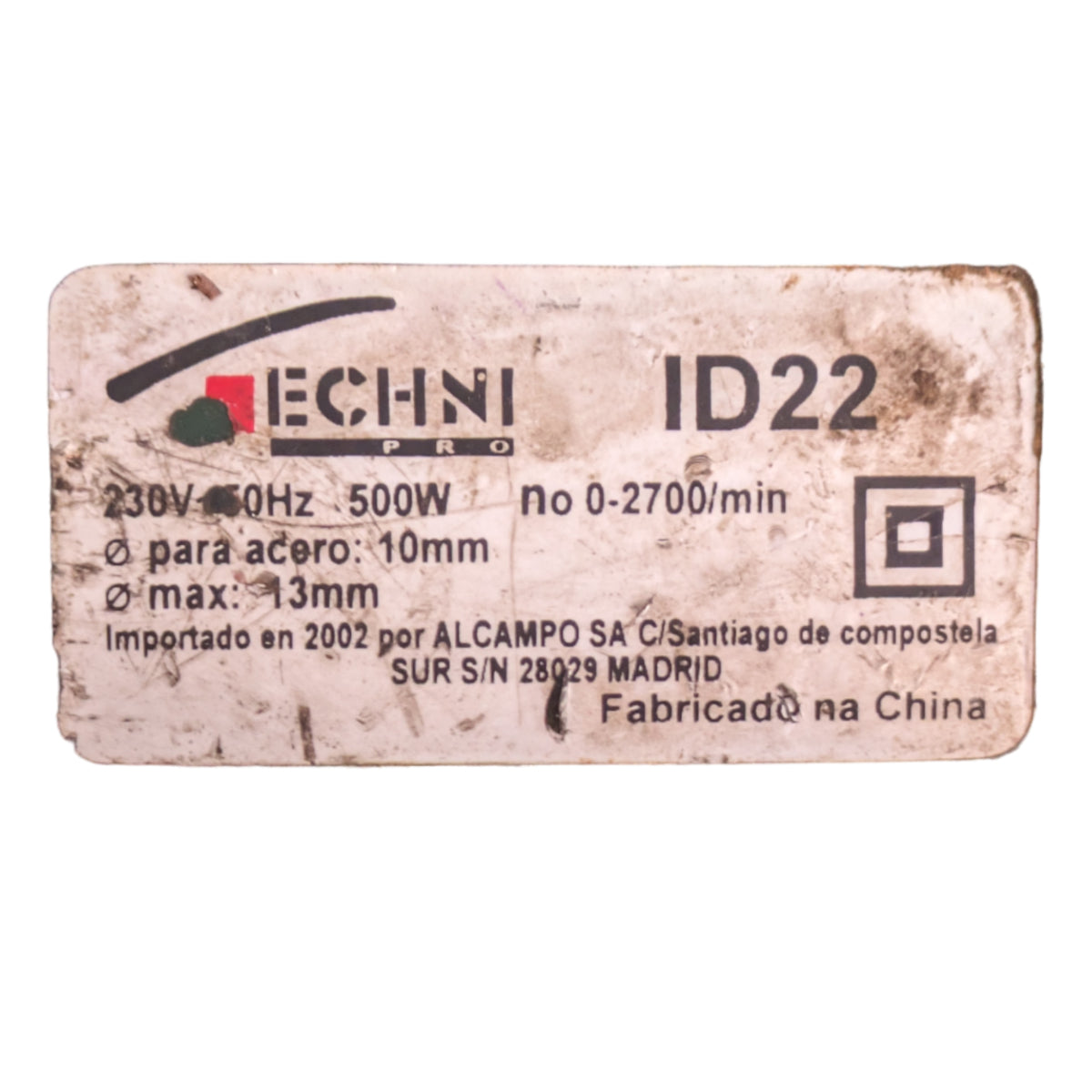 Taladro ECHNI ID22